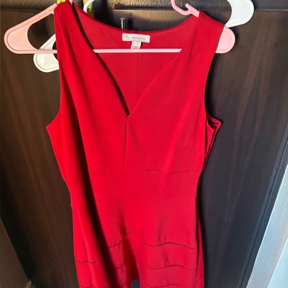 None Dresses & Skirts - Vibrant Red Mini Dress